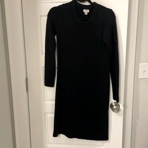 Black J.Crew midi sweater dress